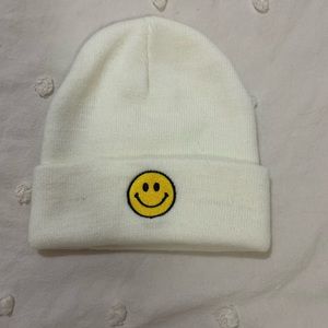 Urban Outfitters Smiley Face Beanie